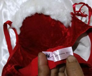 Festive Red Bra
