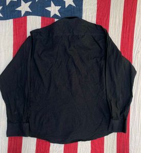 Classic Black Button-Down Shirt