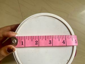 Set of 3 White Plastic Jars