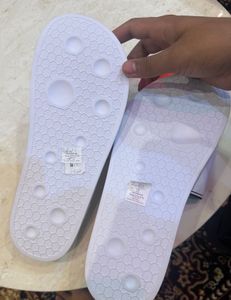 Puma White Slide Sandals