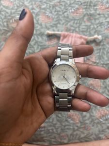 Elegant Silver Stainless Steel Watch
