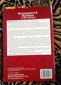 Textbook Of Biochemistry And Nutrition For Bsc Nursing