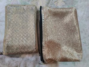 combo Gold Woven Wallet