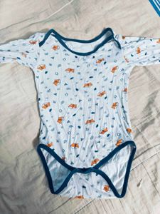 Cute Fox Print Bodysuit