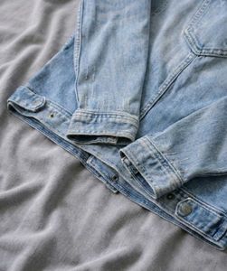 H&amp;M Cropped Denim Biker Jacket