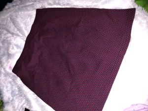 Burgundy  Top &amp; Skirt Set