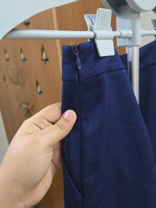 Blue A-Line Skort