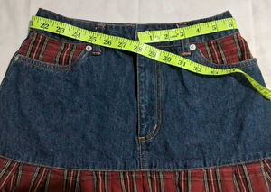 Mini jeans skirt