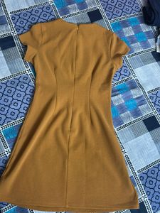 Mustard Yellow Casual Dress