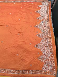 vintage Zardosi hand work saree