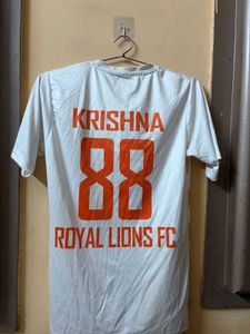 white jersey with shorts
