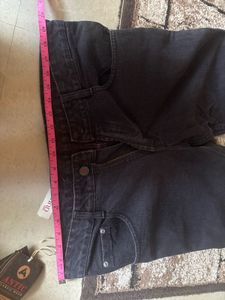 UNISEX  Black Bootcut Jeans