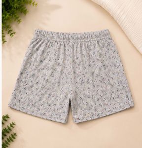 Cute Floral Print Sleep Shorts