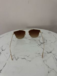 Dior 7A Quality Replica Sunglasses with Gold Frame