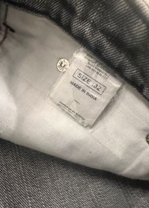 Grey Wash Wide Leg Jeans