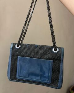 Lanvin handbag - tweed &amp; leather