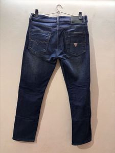 Guess Men's Blue Denim Jeans