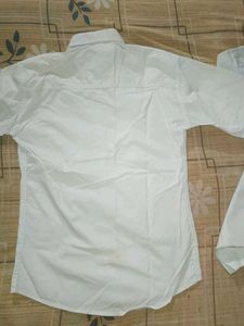 Kids White Cotton Shirt Combo – Half Sleeve &amp; Full