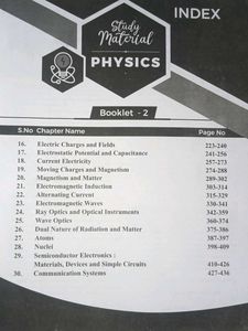 Physics Study Material Book
