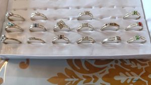 Vintage Assorted Costume Rings 8 Nos