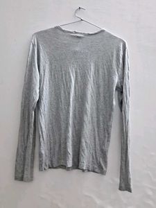 Forever 21 Gray Henley shirt