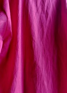 Vibrant Pink Textured Button-Up Blouse