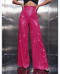 Sparkling Pink Sequin Pants-small/xs