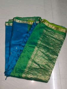 Pure Kanchi Pattu Saree 💙💚