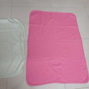 Set of 2 pure cotton sheet/ swaddle/ crib cloth