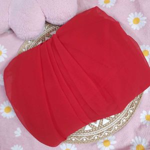 Poly Georgette Ready To Wear Saree
