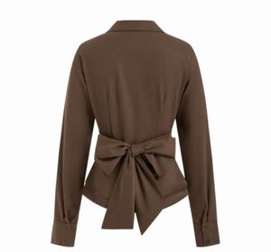 Savana New Stylish Brown Wrap Top
