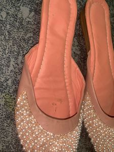 Embellished Pearl Mules