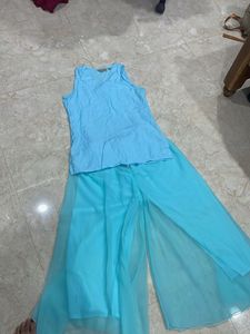 Blue Palazzo Set