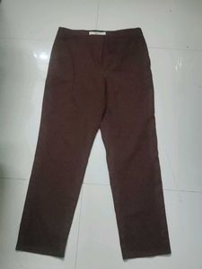 Brown Straight Leg Pants