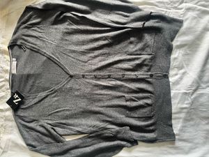 ZR Gray Cardigan Sweater - New with Tags