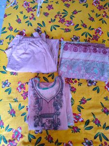 Beautiful Pink Kurta Set with Dupatta