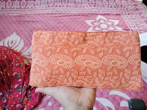 37.Embroidered Paisley Clutch