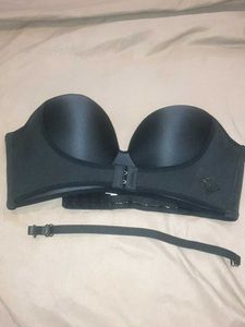 Black Strapless Bra