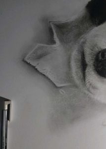 Cute Puppy Pencil Sketch