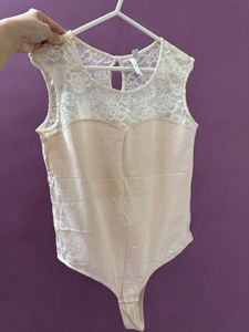 FOREVER NEW Lace Leotard Top - Size M/L