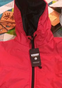Red Hooded Jacket