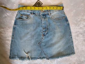 Denim Mini Skirt