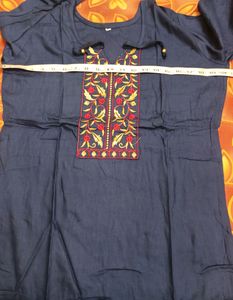 New Jaipuri Kurti With Thread Work