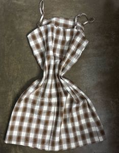 Cute Plaid Mini Dress