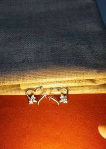 Anti tarnish Heart & Bee Hoop Earrings
