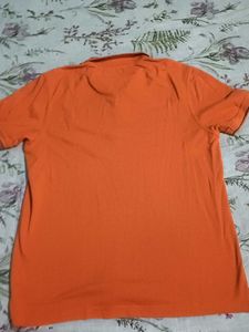 Men's Orange Polo T-Shirt
