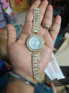 Elegant Crystal Embellished Watch