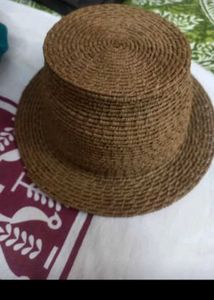 Woven Straw Bucket Hat