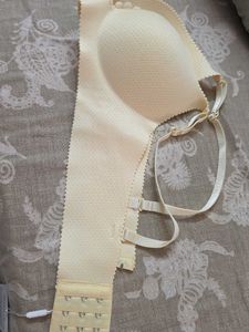 Comfortable Light Yellow push up Bra