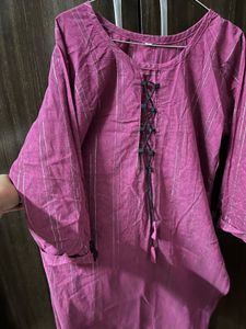 Stylish Pink  Kurta Set